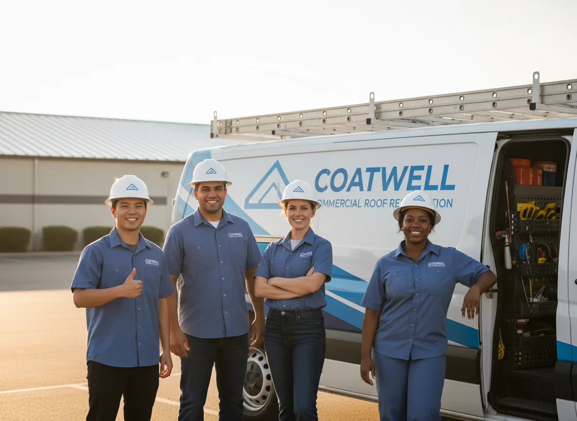 Commercial roof coating company in Keystone, IA